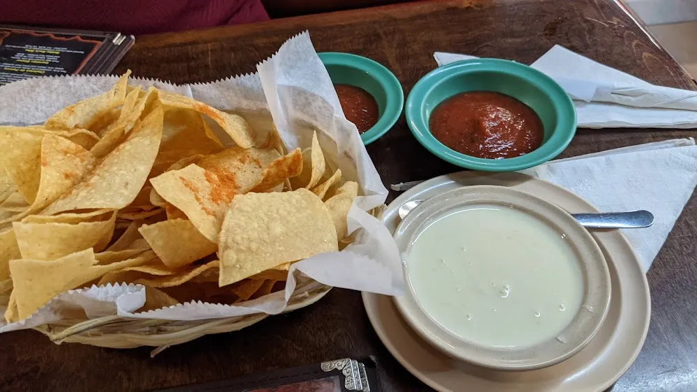 Chips Queso and Salsa