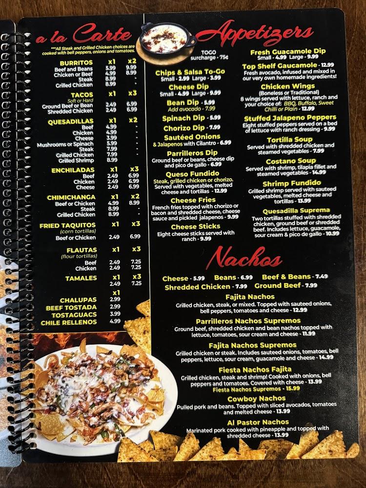 Asadores Grill Menu image 4